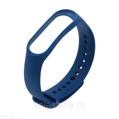 Ремешок для Xiaomi Mi Band 5 силиконовый синий Ремешок для Xiaomi Mi Band 5 силиконовый синий
