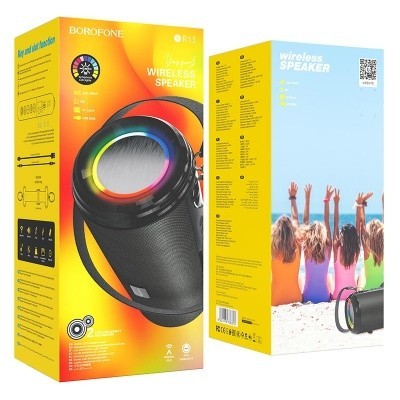 Bluetooth колонка Borofone BR13 BT5.0/1200mAh/4ч/10Вт/TF/AUX черная Bluetooth колонка Borofone BR13 BT5.0/1200mAh/4ч/10Вт/TF/AUX черная
