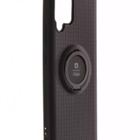 Чехол-накладка для Samsung Galaxy A42 силикон iface с держателем чёрный