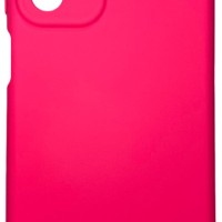 Накладка для Samsung Galaxy A23 Silicone cover без логотипа ярко-розовая