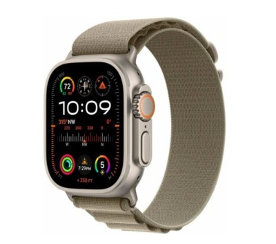 Apple Watch Ultra 2 49мм Titanium Olive Alpine Loop (M) MRFH3 Apple Watch Ultra 2 49мм Titanium Olive Alpine Loop (M) MRFH3