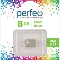 USB флеш накопитель Perfeo 8GB M10 металлическая