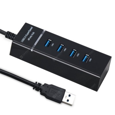 USB-HUB Китай 4 порта 3.0 120см черное USB-HUB Китай 4 порта 3.0 120см черное