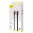 Кабель-зарядка Type-C на Type-C Baseus Cafule 100W 1м CATKLF-G91 красно-чёрный