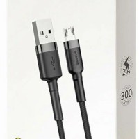 Usb Кабель-зарядка Micro Baseus Cafule 3м (CAMKLF-HG1) серебристо-черный