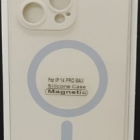 Накладка для i-Phone 14 Pro Max 6.7" Magsafe силикон бежевая