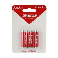 Батарейка алкалиновая Smartbuy LR03/4B (48/480)  SBBA-3A04B