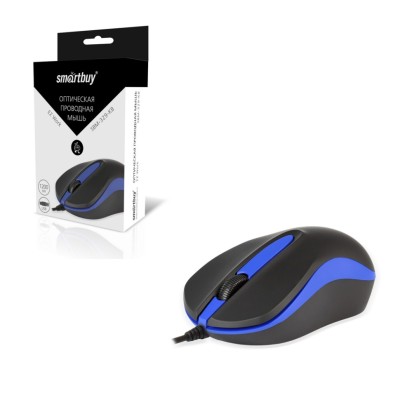 Мышь проводная Smartbuy ONE 329 (SBM-329-KB) черно-синяя Мышь проводная Smartbuy ONE 329 (SBM-329-KB) черно-синяя
