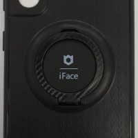 Чехол-накладка для Samsung Galaxy S21 силикон iface с держателем чёрный