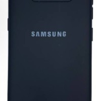 Накладка для Samsung Galaxy S8 Silicone cover без логотипа черная
