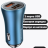 Автомобильное зарядное устройство - Baseus Golden Contactor Pro Dual Quick Charger 2USB 40вт - синее