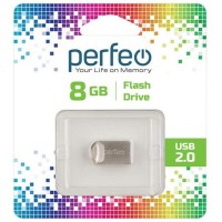 USB флеш накопитель Perfeo 8GB M09 металлическая