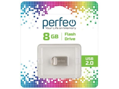 USB флеш накопитель Perfeo 8GB M09 металлическая USB флеш накопитель Perfeo 8GB M09 металлическая