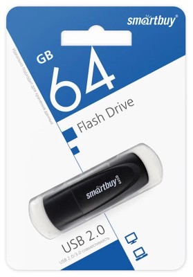 USB флеш накопитель Smartbuy 64GB Scout (SB064GB2SCK) черный USB флеш накопитель Smartbuy 64GB Scout (SB064GB2SCK) черный