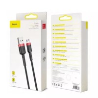 Usb Кабель-зарядка Micro Baseus Cafule 3м (CAMKLF-H91) красно-черный