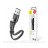 Usb Кабель-зарядка Lightning Baseus Nimble 23см CALMBJ-B01 черный