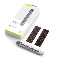 Парковочная карта Baseus, алюминий (ACNUM-E0G)