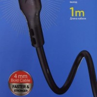 Usb Кабель-зарядка Micro Hoco DU13 Essential 2.4A 1м силиконовый черный
