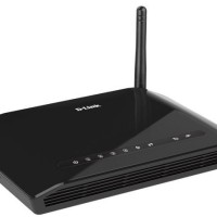 Wi-Fi роутер D-Link DSL-2640U R1A ADSL2+/VDSL2 черный