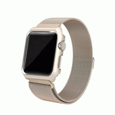 Сменный браслет для Apple Watch 42-44mm Milano розовый Сменный браслет для Apple Watch 42-44mm Milano розовый