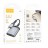 Картридер Hoco HOCO UA25 Type-C - SD/TF 480 Мбит/с 2TB серый