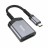 Картридер Hoco HOCO UA25 Type-C - SD/TF 480 Мбит/с 2TB серый
