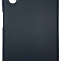 Накладка для Samsung Galaxy A13 4G Silicone cover без логотипа черная
