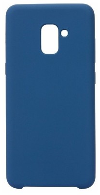 Накладка для Samsung Galaxy A5 2018/A8 2018 Silicone cover темно-синяя Накладка для Samsung Galaxy A5 2018/A8 2018 Silicone cover темно-синяя