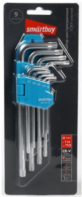 Набор ключей TORX (9 предметов) Smartbuy Tools Набор ключей TORX (9 предметов) Smartbuy Tools
