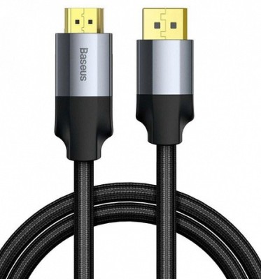 Кабель Baseus Enjoyment Series DisplayPort-HDMI 1м (CAKSX-H0G) Кабель Baseus Enjoyment Series DisplayPort-HDMI 1м (CAKSX-H0G)