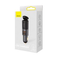 Автомобильное заряд. устр. Baseus Share 1USB/1C 3.4A 60W CCBT-C0G черное