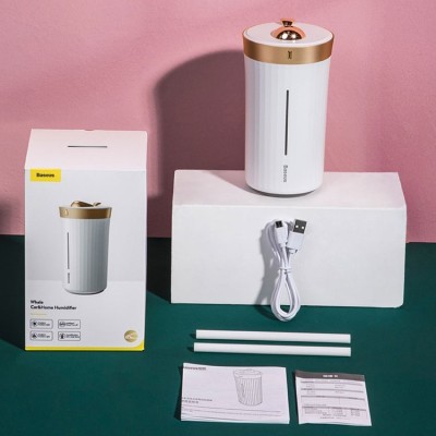 Увлажнитель воздуха Baseus Whale Car&amp;Home Humidifier (DHJY-02) белый Увлажнитель воздуха Baseus Whale Car&Home Humidifier (DHJY-02) белый