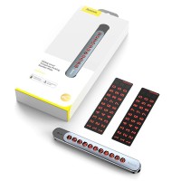 Парковочная карта Baseus, алюминий (ACNUM-E0S)
