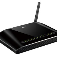 Wi-Fi роутер D-Link DSL-2740U R1A ADSL2+/Annex Wireless черный