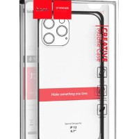 Накладка для i-Phone 12 Pro Max 6.7" Hoco Light силикон прозрачный