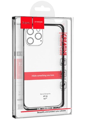 Накладка для i-Phone 12 Pro Max 6.7&quot; Hoco Light силикон прозрачный Накладка для i-Phone 12 Pro Max 6.7" Hoco Light силикон прозрачный