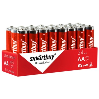 Батарейка алкалиновая Smartbuy LR03/4S (24/480)  SBBA-3A24S Батарейка алкалиновая Smartbuy LR03/4S (24/480)  SBBA-3A24S