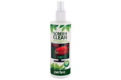 Спрей Perfeo &quot;Screen Clean&quot; для LCD/TFT экранов и мониторов 250мл Спрей Perfeo "Screen Clean" для LCD/TFT экранов и мониторов 250мл