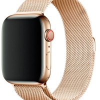 Сменный браслет металлический для Apple Watch 42-44mm Milano золотой