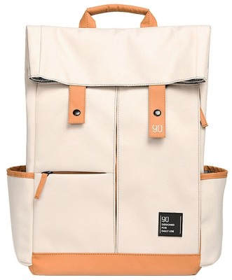 Рюкзак Xiaomi 90 Points Vibrant College Casual Backpack бежевый Рюкзак Xiaomi 90 Points Vibrant College Casual Backpack бежевый