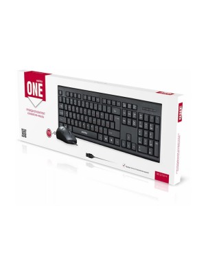 Проводной комплект клавиатура+мышь Smartbuy ONE 227367, (SBC-227367-K) черный Проводной комплект клавиатура+мышь Smartbuy ONE 227367, (SBC-227367-K) черный