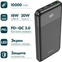 Powerbank Hoco J102 10000mAh 1USB/1C 18W/20W черный