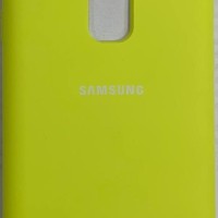 Накладка для Samsung Galaxy S9 Plus Silicone cover желтая