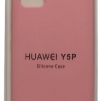 Накладка для Huawei Y5P Silicone cover розовая