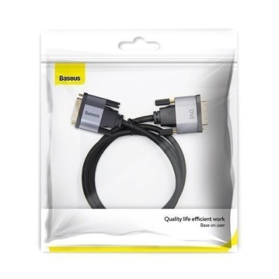 Кабель Baseus Enjoyment Series DVI на DVI 1м CAKSX-Q0 черный Кабель Baseus Enjoyment Series DVI на DVI 1м CAKSX-Q0 черный