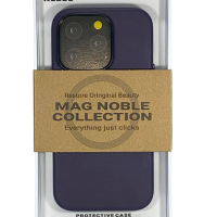 Накладка для i-Phone 15 Pro K-Doo Mag Noble кожаная фиолетовая