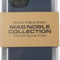Накладка для i-Phone 13 K-Doo Mag Noble кожаная синяя