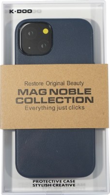 Накладка для i-Phone 13 K-Doo Mag Noble кожаная синяя Накладка для i-Phone 13 K-Doo Mag Noble кожаная синяя