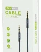 Аудиокабель AUX 3,5mm Hoco 1m UPA03 черный
