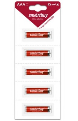 Батарейка алкалиновая Smartbuy LR03/5B strip (60/600)  SBBA-3A05B Батарейка алкалиновая Smartbuy LR03/5B strip (60/600)  SBBA-3A05B